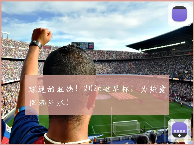 球迷的狂热!2026世界杯,为热爱挥洒汗水!